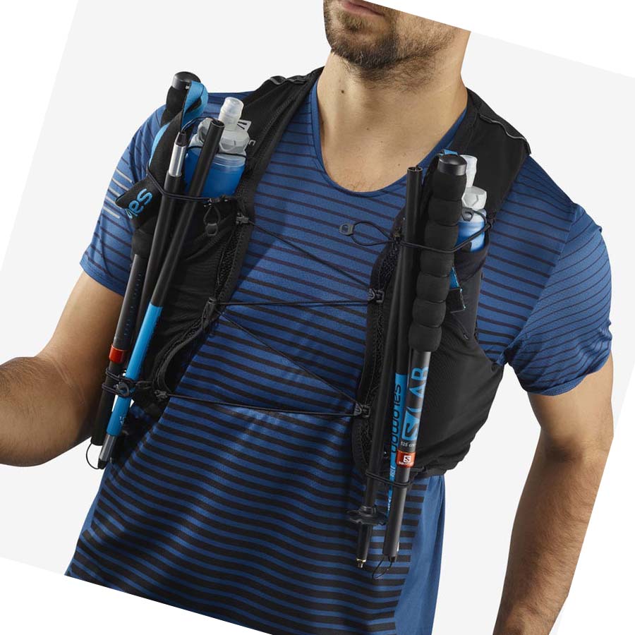 Salomon ADV SKIN 5 Running Packs Férfi Fekete | HU 2534AHK